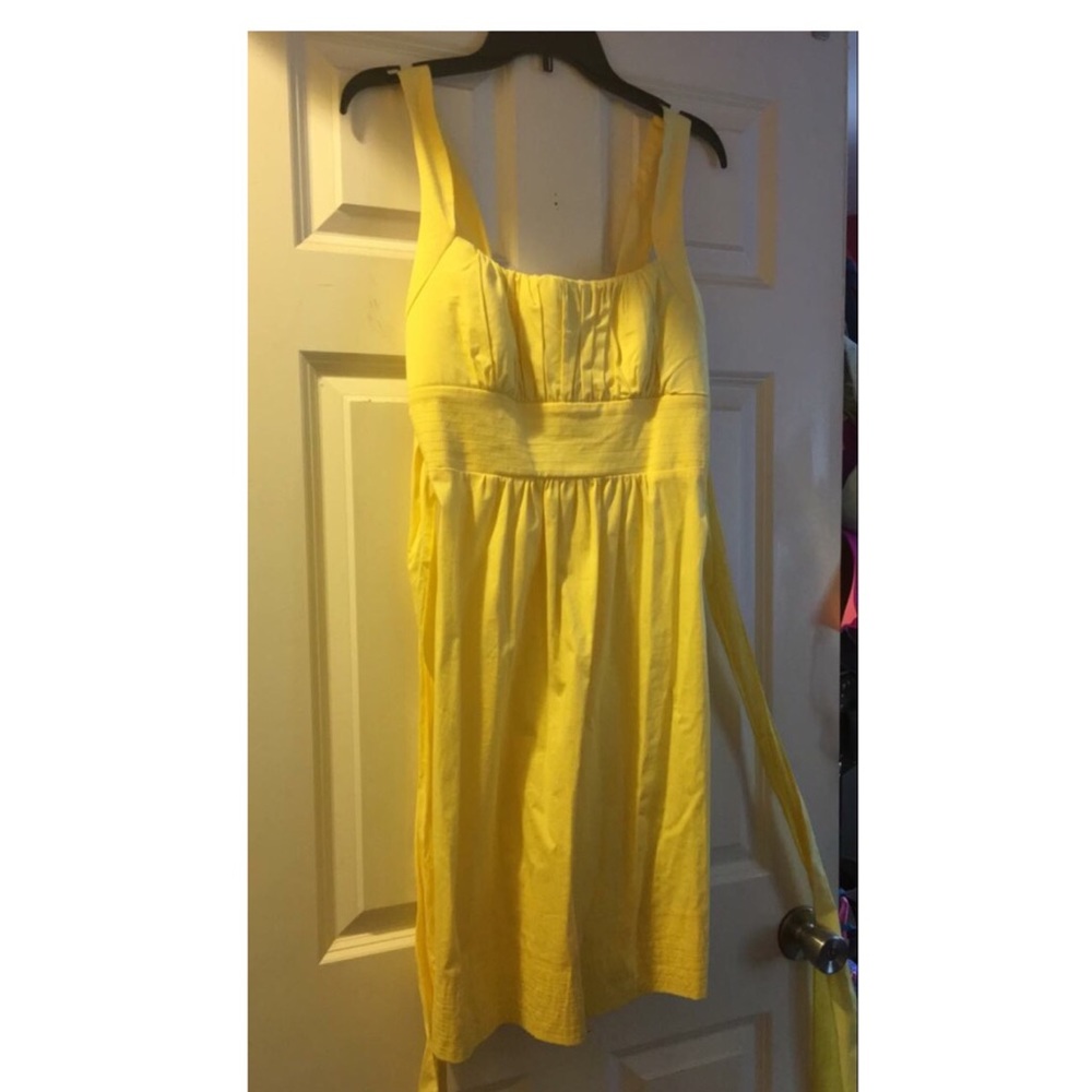 Yellow summer dress